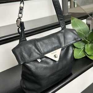 RENATO ANGI Italian leather shoulder handbag purse like new luxurious designer